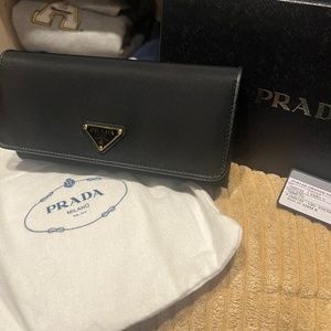 Prada full-size wallet